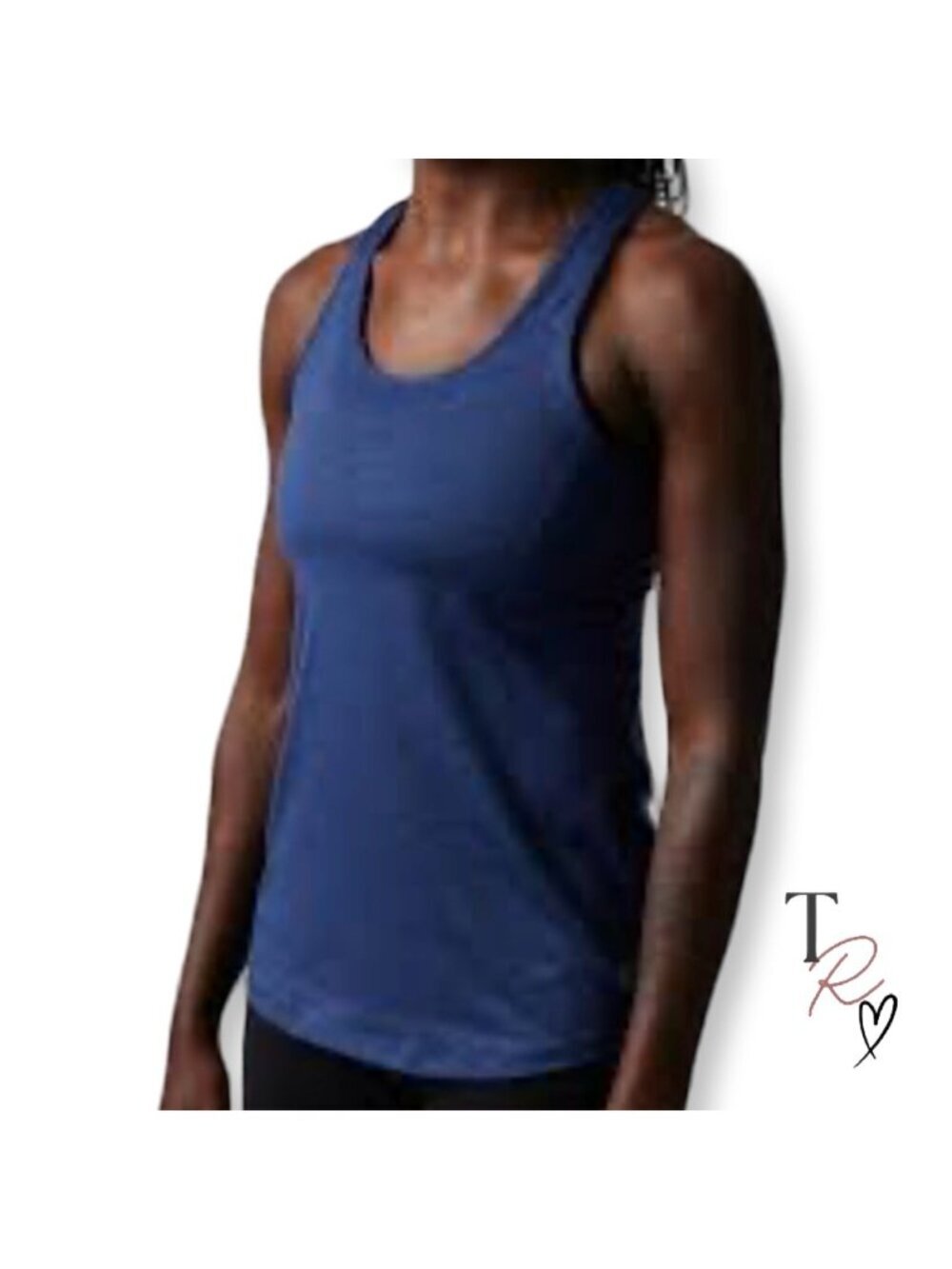 Born Primitive Your Staple Tank Blue Racerback Workout Top Size Small